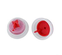 Lot de 2 rondelles de diaphragme pour valves à impulsion 43758 et 4375800M, joint en caoutchouc de rechange pour entrée latérale et inférieure de réservoir, joint rouge transparent pour