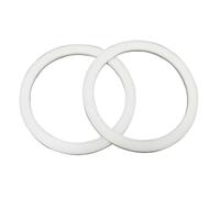 Lot de 2 rondelles plates en PTFE de 1,25 mm, diamètre intérieur 50/51/55/58/60 mm, entretoises blanches de diamètre extérieur 55/56/60/63/65 mm(55x60x1.25mm)