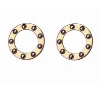 Lot de 2 rondelles plates pour couteau de poche - Broche pivotante - Rondelles plates - Pour couteau pliant - Broche de rechange en laiton - Rondelle de roulement Meson (C)