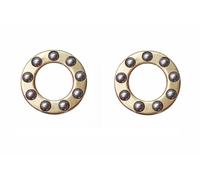 Lot de 2 rondelles plates pour couteau de poche - Broche pivotante - Rondelles plates - Pour couteau pliant - Broche de rechange en laiton - Rondelle de roulement Meson