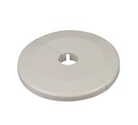 Lot de 2 rosaces pour tuyaux de chauffage, grand diamètre extérieur 65mm, cache tuyau radiateur, rosace radiateur, cache tuyau plomberie, coffrage, robinetterie, ABS (16mm, chromé)