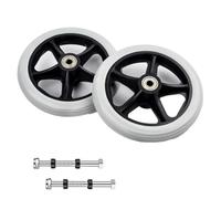 Lot De 2 Roue Avant De Fauteuil Roulant, Roues De Rechange Avant Pour Déambulateur De 150 170 190 MM, Ruedas De Repuesto Sólidas Pour Fauteuil Roulant(Gray,19cm/7.5in)