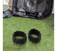 Lot de 2 roues antidérapantes en caoutchouc pour tondeuse à gazon Dreame A1