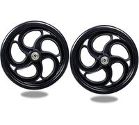 Lot De 2 Roues Avant De Rechange For Fauteuil Roulant 5/6/8 Pouces, Pneus En Caoutchouc Plein Avec Roulements 5/16 Pouces For(15cm(6in))
