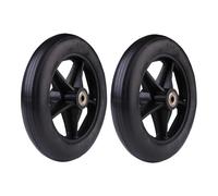 Lot de 2 roues avant for fauteuil roulant avec roulements for une conduite fluide, faciles à nettoyer et résistantes