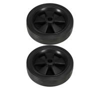 Lot de 2 roues de compresseur d'air silencieuses Durabilité Diamètre 190 mm Diamètre intérieur 25 mm Trou de montage Roulettes robustes Accessoires de mobilité Roue de compresseur d'air