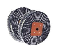 Lot de 2 Roues de Polissage Disque Outil de Polissage en Acier Inoxydable pour Bijoux en Métal 15,2 x 2,5 cm