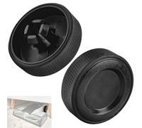 Lot de 2 roues de rechange améliorées pour aspirateur sans fil Ryobi 18 V One+ HP et 18 V One+ PCL720K, PBLSV716K, roues de rechange pour aspirateur sans fil