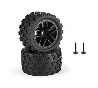 Lot de 2 roues de rechange complètes pour voiture télécommandée (avant/arrière) pour la nouvelle version 2020 18859 M1820