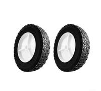 Lot de 2 roues de rechange de 20,3 cm pour tondeuse Craftsman et barbecue - Pneu en plastique robuste pour chariot Oregon 72-108