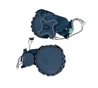 Lot de 2 roues de rechange pour Dreame L40 Ultra L40s Pro - Roulettes silencieuses gauche et droite - Rouleaux en caoutchouc silencieux - Pour aspirateur robot - Noir