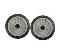 Lot de 2 roues de rechange universelles pour compresseur d'air, matériau PP 12 à 14 cm de diamètre, vis non incluses - 10,2 cm