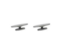 Lot de 2 roues de sculpture de poterie robustes avec roulement pour pulvérisation de peinture Gris 10 cm