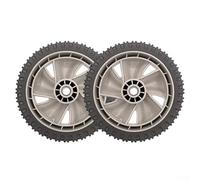 Lot de 2 roues de tondeuse à gazon de 17,8 x 4,6 cm compatibles avec Troy-Bilt Part 734-04562 | Pneu de rechange pour une performance fluide et une meilleure maniabilité sur divers