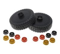 Lot de 2 roues de tondeuse universelle diamètre 150mm
