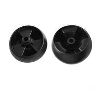 Lot de 2 roues en plastique et alliage d'acier pour tondeuses à gazon compatibles avec 7340973 73404155 7340796 1120337 210275 Convient pour LTX1040 LT1042 LT42 LT1018