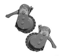 Lot de 2 roues gauche et droite de rechange pour aspirateur robot Narwal pour robot aspirateur FREO Z Ultra/X Ultra/Z10 Ultra/J4/J4 Lite/J3 Performance durable, noir