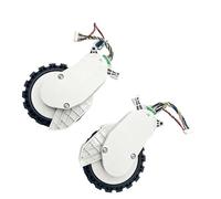 Lot De 2 Roues Gauche Et Droite En Plastique, Compatibles Avec Les Aspirateurs Robots Xiaomi X10 Plus, X20 Plus, S10 Plus Et S10 X10.(2 Set)