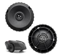 Lot de 2 roues motrices pour tondeuse à gazon, roues avant de rechange pour | Ø183 mm, roue avant de rechange compatible avec Husqvarna Automower 105, 305, 308, Gardena R38Li, R40Li, R45Li, R50Li, R70Li