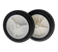 Lot de 2 roues pour tondeuse à gazon diamètre 150mm alésage 12.7mm