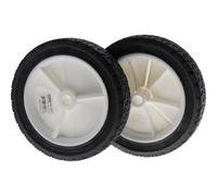 Lot de 2 roues pour tondeuse à gazon diamètre 175mm alésage 12.7mm