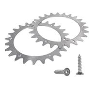 Lot de 2 roues robotiques polyvalentes pour robots S/M garantissant la stabilité sur sol humide ou inégal