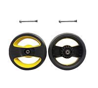 Lot de 2 roues universelles de poussette compatibles avec Doona, roues de rechange avant ou arrière pour chariot de bébé, accessoires de landau en plastique pour chariot de bébé