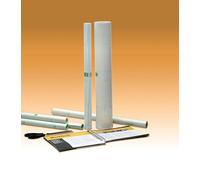 Lot de 2 Rouleau couvre-livre adhésif repositionnable 60µ, 100cm x 10m