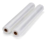 Set de 2 rouleaux universels pour mise sous vide - LIVOO - DOM505 - 2 rouleaux - 28 cm x 3 m - Compatibles machines universelles