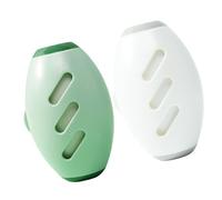 Lot de 2 rouleaux adhésifs portables anti-peluches pour vêtements, meubles, fourrures d'animaux domestiques, collecteurs de poils efficaces, rouleau anti-peluches adhésif puissant pour usage