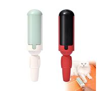 Lot de 2 rouleaux anti-peluches pour poils d'animaux : rouleau anti-peluches réutilisable pour poils de chat et de chien, brosse à peluches pour poils d'animaux, convient pour brosse à peluches pour