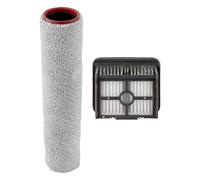 Lot de 2 rouleaux brosses de rechange H15 Pro et filtres HEPA compatibles avec aspirateur Dreame H15 Pro/H15 Mix/H12 Pro FlexReach Wet Dry, 1 rouleau brosse (sans la poignée), 1 filtre HEPA