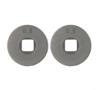 Lot de 2 rouleaux d'alimentation de fil de soudage pour câbles de soudage MIG avec roulement en acier pour un fonctionnement stable et d'alimentation en fil