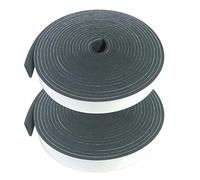Lot de 2 rouleaux de bande adhésive en mousse - 20 mm x 3 mm x 5 m - Joint d'étanchéité pour porte et fenêtre contre les courants d'air froid/anti-collision/insonorisation/étanche/anti-poussière