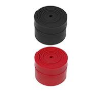 Lot de 2 rouleaux de bande de fil dentaire multifonction pour bras et jambes Noir/rouge 208 x 5 x 1 cm