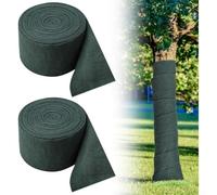 Lot de 2 rouleaux de bande de protection pour arbre - 1500 x 12 cm - Tissu isolant réutilisable pour temps froid - Pour arbres de jardin et arbustes