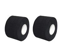 Lot de 2 rouleaux de bandes de cou jetables en papier strentchy pour coiffure, accessoires de barbier pour salon de coiffure (noir)