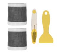 Lot de 2 rouleaux de bonde de douche jetables en PVC linéaire avec outil de retrait pour siphon de sol