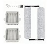 Lot de 2 rouleaux de brosse + 2 filtres HEPA Compatible with Roborock F25, F25 ACE, F25 RT, F25 LT, F25 ALT,F25 GT, F25 XT, F25 ACE Combo