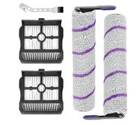 Lot de 2 Rouleaux de Brosse + 2 HEPA Filter de rechange Compatible with Rowenta X-Clean 10, Compatible with Narwal S20 Pro les accessoires