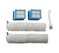 Lot de 2 rouleaux de brosse de rechange pour Bissell CrossWave OmniForce 3882 3970F, filtre à rouleau lavable avec outil de nettoyage