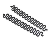 Lot de 2 rouleaux de cheveux noirs pour tressage de cheveux - Accessoires de coiffure pour femme - Outils simples et coiffants