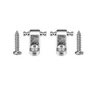 Lot de 2 rouleaux de cordes de rechange en métal pour guitare électrique avec vis, pièces de guitare, guides d'arbre à rouleaux, pièces et accessoires de fixation
