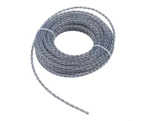 Lot de 2 rouleaux de cordon de coupe avec noyau renforcé pour une utilisation dans les jardins résidentiels, les champs agricoles et l'entretien des espaces verts municipaux, 10 m chacun (10 m x 4 mm)