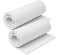 Lot de 2 rouleaux de feuilles de mousse EVA - Blanc - 35 cm x 50 cm - 5 mm d'épaisseur - Pour costume d'Halloween, cosplay, travaux manuels, projets de bricolage