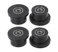 Lot de 2 rouleaux de guidage pour rameur, accessoires de rechange pour rameur d'intérieur (A 4 pièces)