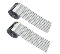 Lot de 2 rouleaux de mosaïque miroir autocollant pour décoration de Noël (5 x 5 mm, argenté)