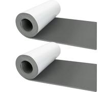 Lot de 2 rouleaux de mousse EVA,200x30 cm,Gris,1/2 cm,Facile à couper,Auto-adhésif,Rembourrage en mousse EVA, protection des meubles, remplissage des espaces et doublure de tiroir