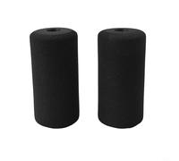 Lot de 2 rouleaux de mousse pour pieds de rechange, pour banc de musculation, tables d'inversion, banc à domicile, machines d'entraînement de gym, 160 mm (2 pièces, 160 mm)