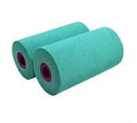 Lot de 2 rouleaux de mousse pour pieds de rechange pour rouleaux d'extension de jambe compatibles avec banc de musculation et machines de gym à domicile (vert)